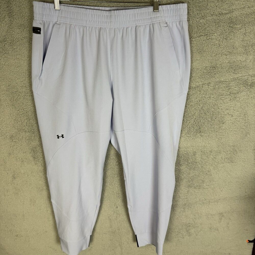 Under Armour Pants Mens XXL Purple Joggers Tapered Running Active
